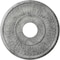 Ekena Millwork Berkshire Medallion (Canopies up to 7"), 15 3/4"OD x 3 7/8"ID x 3/4"P, Ultra Pure White Crackle CM15BEUWC - alternate 1